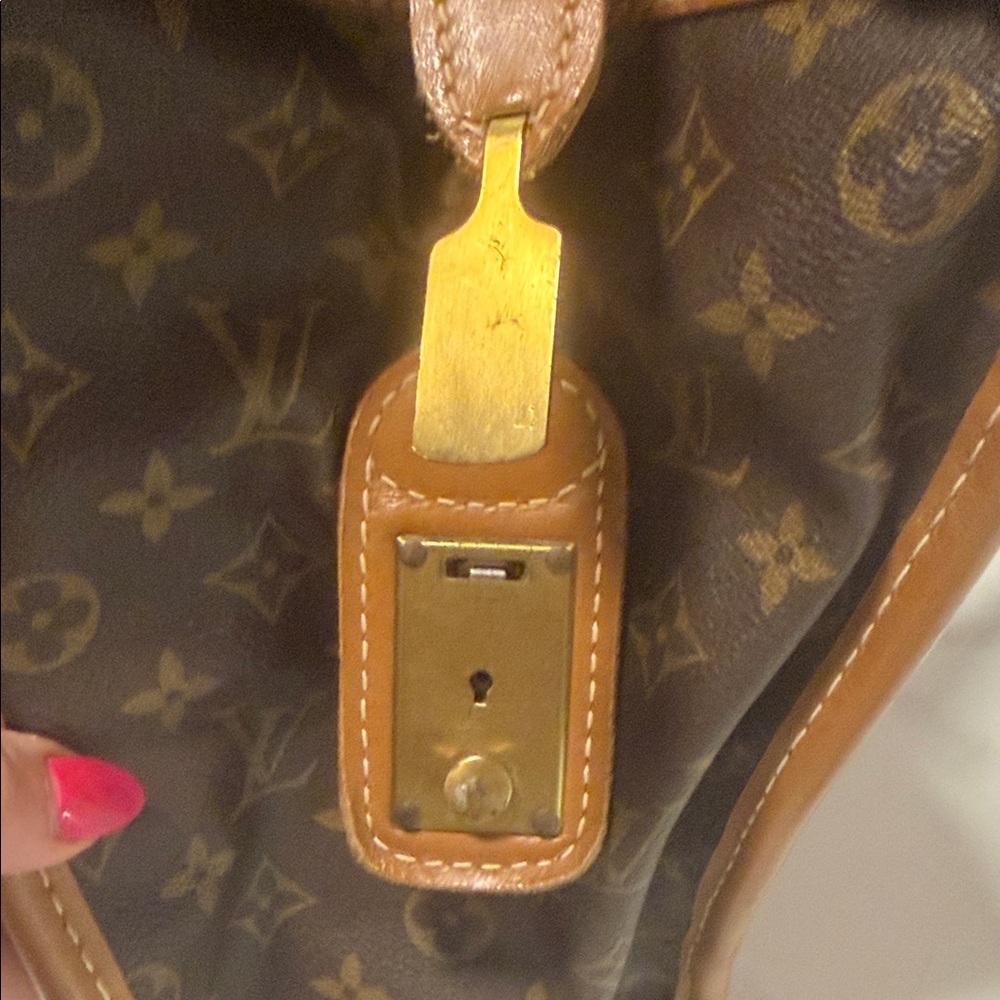 Louis Vuitton Tan and Brown Monogram Briefcase VINTAGE - Picture 7 of 16